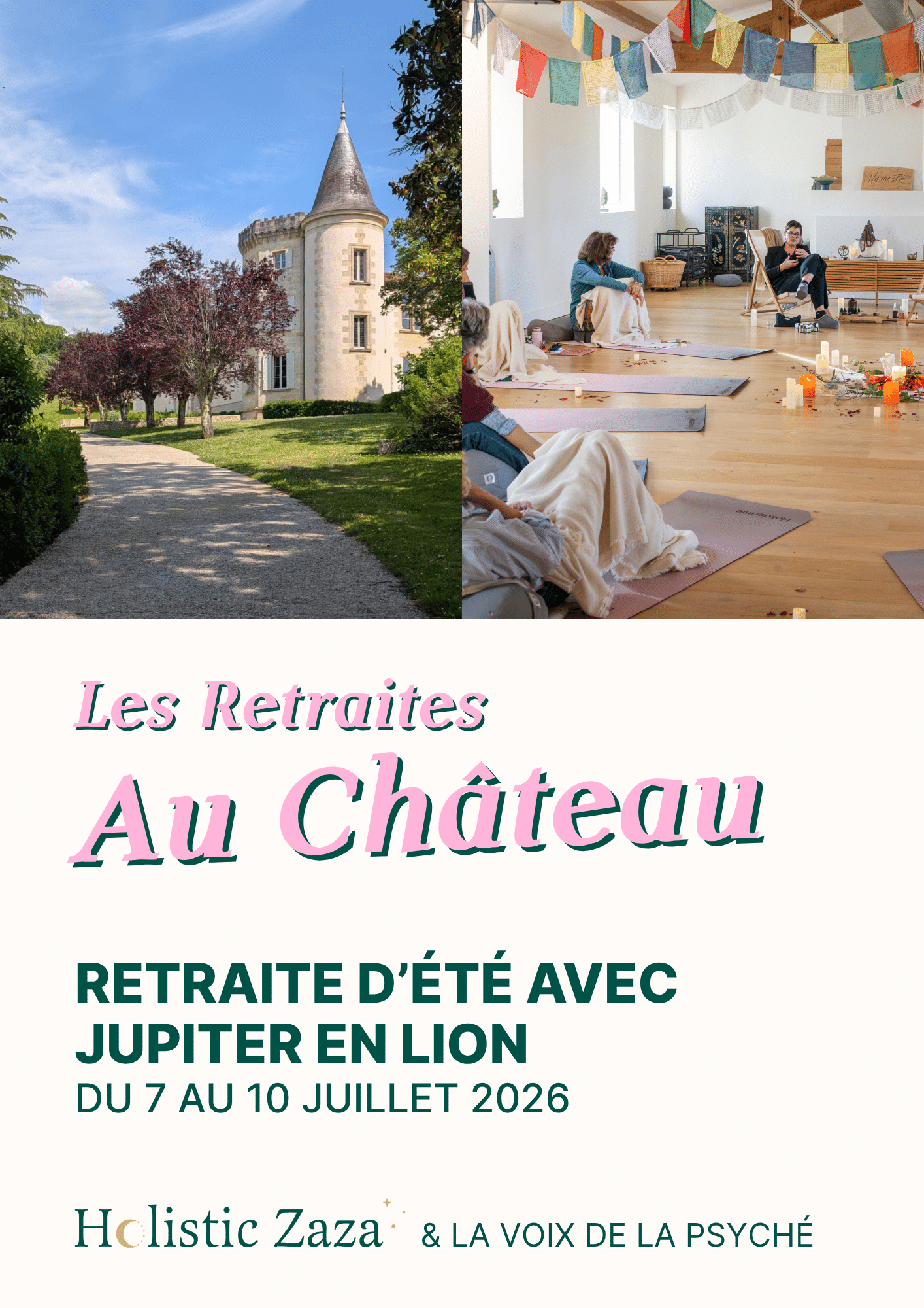retraite d’été avec jupiter en lion